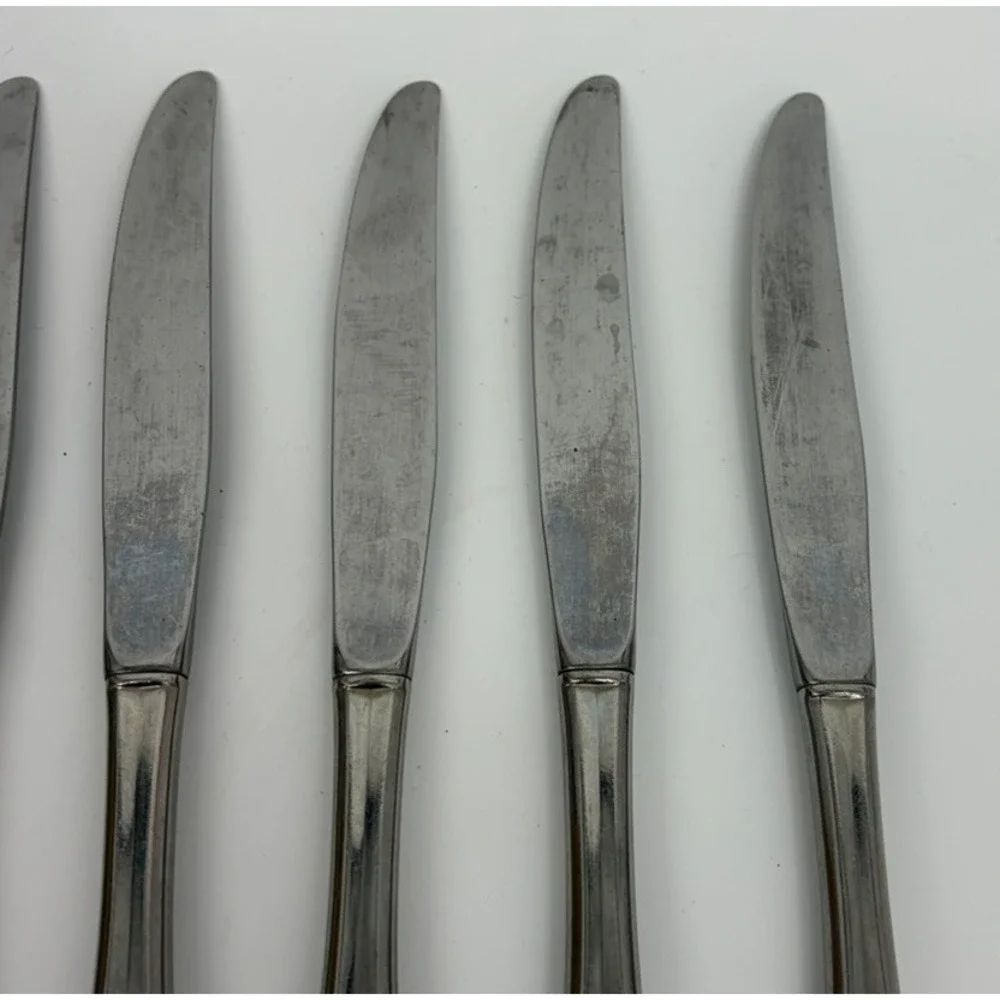 Oneida USA Gala Impulse Dinner Knives Set of 6 Stainless Steel Flatware 9